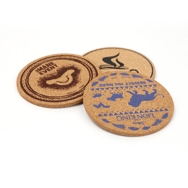 Custom Cork Coasters Round Square Shape Wine Cork Coaster - Image 3