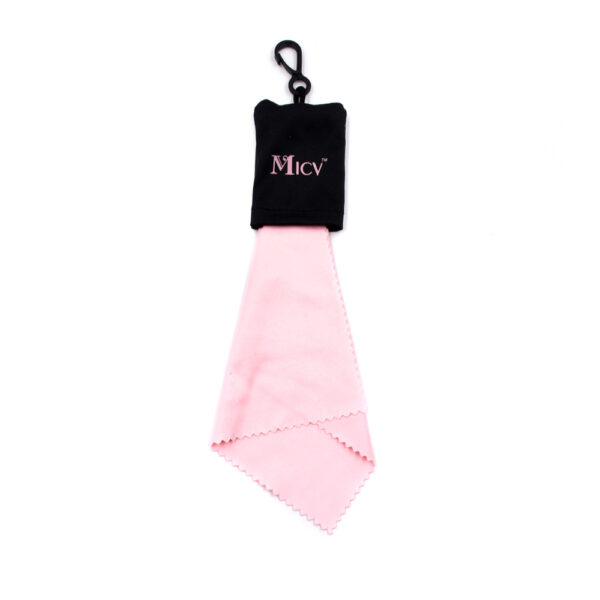 RPET Microfiber Cleaning Cloth Keychain - Image 3