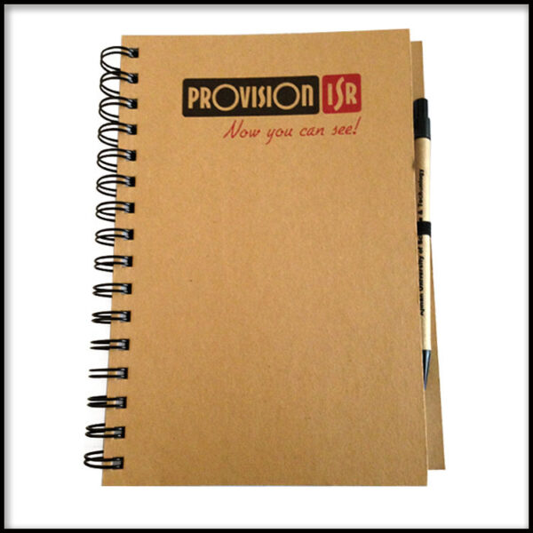 Eco Gifts Fsc Paper Notebooks Customized Notebook with Stickers - Image 2