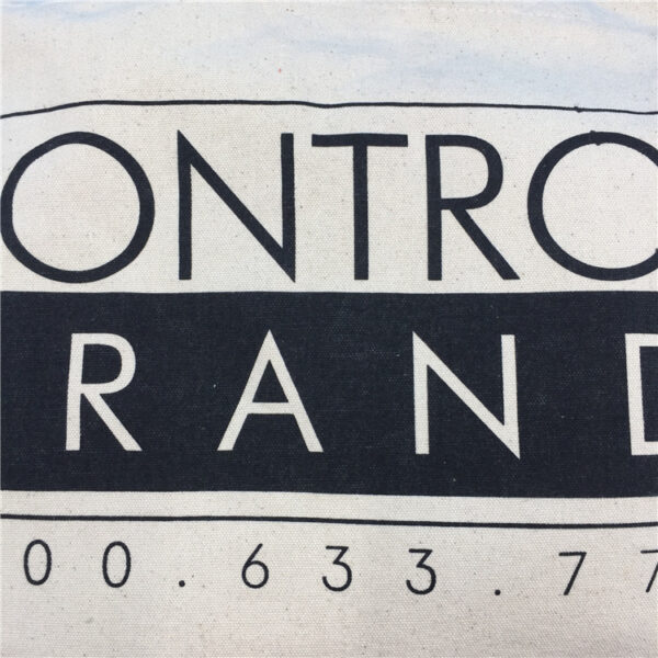 Reusable Double Handle Canvas Shopping Tote Bag Customized Cotton Bags - Image 5