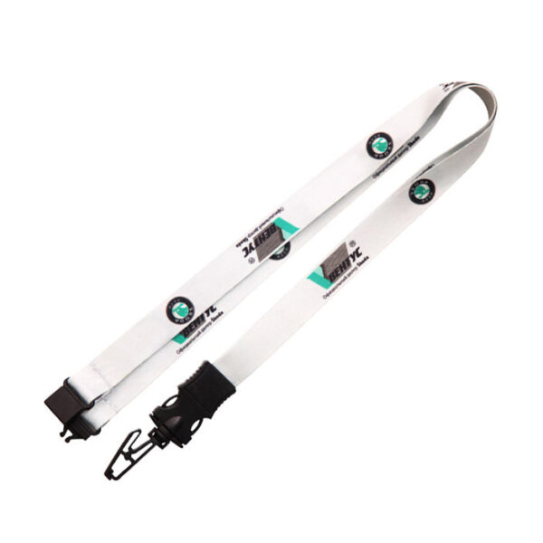 Customized RPET Lanyard RPET Neck Strap with Buckle - Image 4