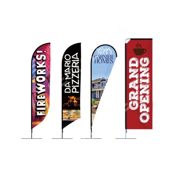 Teardrop Flag Customized Beach Flags Advertising Feather Flag Banners - Image 7
