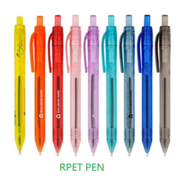 Customized Rpet Pen Eco Friendly RPET Ball Pen Recycled Bottle Pen - Image 5