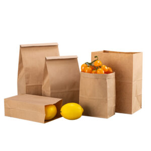 Eco FSC Grocery Kraft Paper Bag Food Paper Package