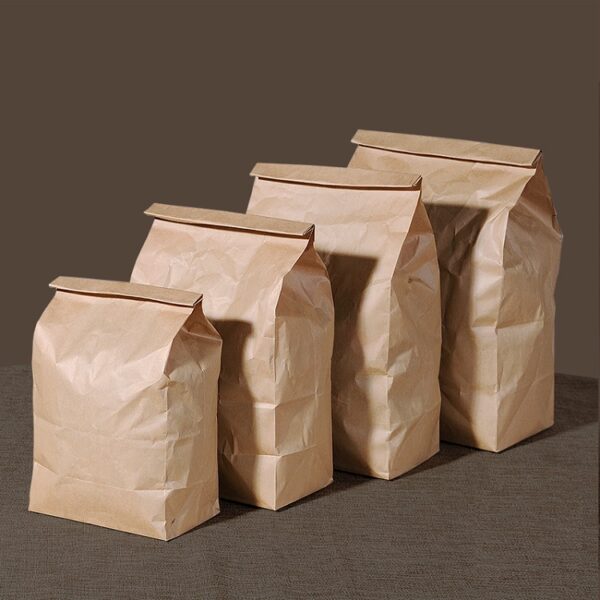 Eco FSC Grocery Kraft Paper Bag Food Paper Package - Image 5