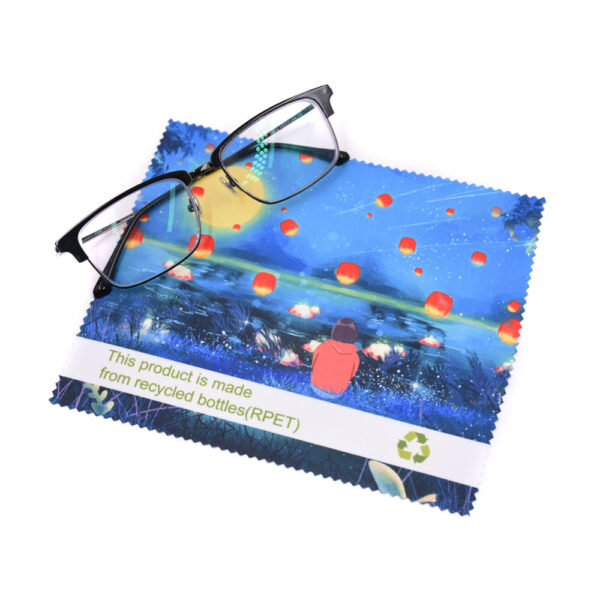 RPET Microfiber Eyeglass Cleaning Cloth & Bag - Image 9