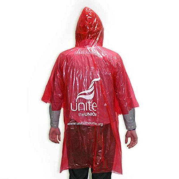 Durable Colorful Disposable Rain Ponchos - Factory Direct - Image 2