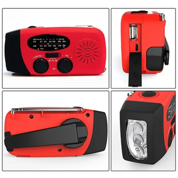 Multifunctional Hand Crank Emergency Radio - Image 5