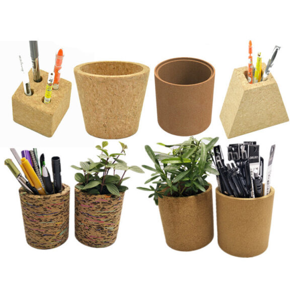Cork Pen Holder Lightweight Eco-friendly Cork Pencil Box - Image 4