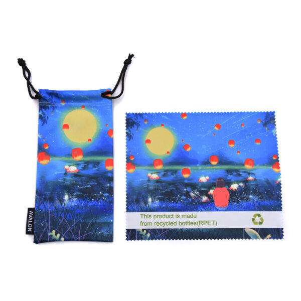 RPET Microfiber Eyeglass Cleaning Cloth & Bag - Image 4