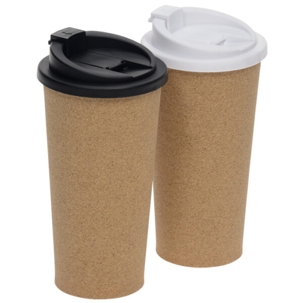 Eco Friendly Cork Mug Double Walled Reusable Coffee Cup - Image 2