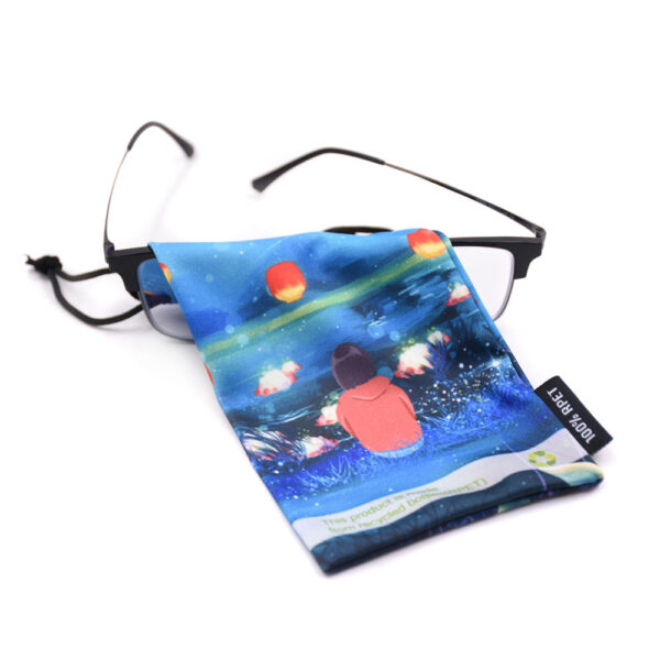 RPET Microfiber Eyeglass Cleaning Cloth & Bag - Image 7