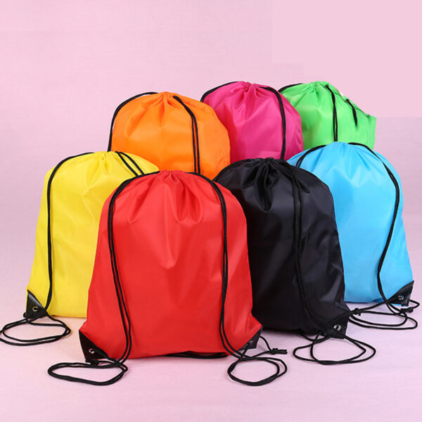 Customized RPET Drawstring Bag Eco Friendly RPET Drawstring Backpack - Image 3