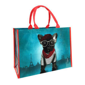 Customized RPET Shopping Bags Reusable Laminated RPET Tote Bag