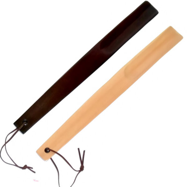 Wooden Shoehorn w/ Custom Logo - Easy Shoe Wear - Image 3