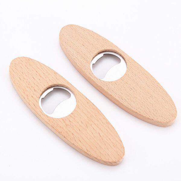 ECO Wood Beer Bottle Opener Magnetic Bottle Opener - Image 3