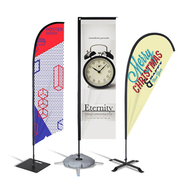 Teardrop Flag Customized Beach Flags Advertising Feather Flag Banners - Image 5
