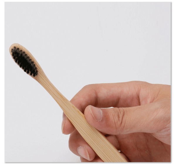Nylon Brush Head Toothbrush - Reusable, Rainbow, Biodegradable Bamboo - Image 2