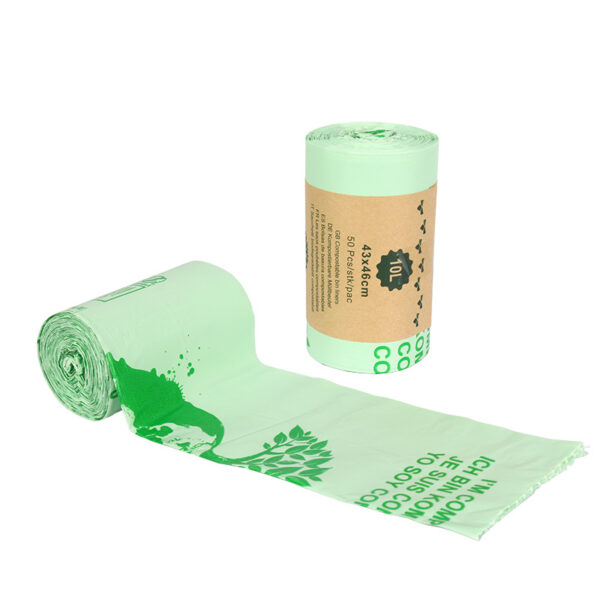 PLA Biodegradable Trash Bag Compostable Garbage Bags - Image 4