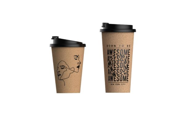 Eco Friendly Cork Mug Double Walled Reusable Coffee Cup - Image 6