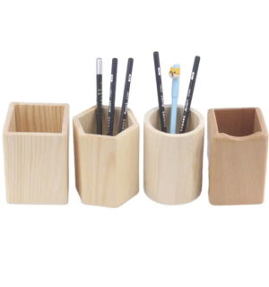 ECO Wood Pen Box - Office Makeup Stationery