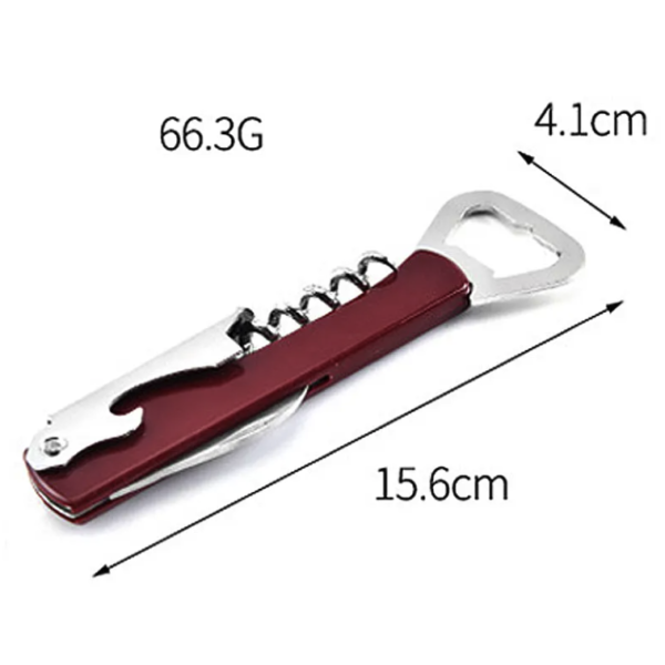 ECO Wooden Handle Beer Wine Bottle Opener Multi Use Bottle Opener - Image 5
