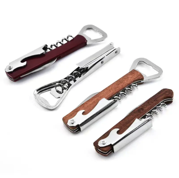 ECO Wooden Handle Beer Wine Bottle Opener Multi Use Bottle Opener - Image 6