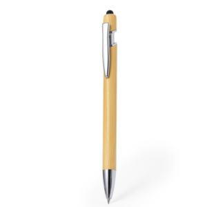 Eco Gifts Touch Screen Ball Pen Bamboo Wooden Grip Ballpoint Pen
