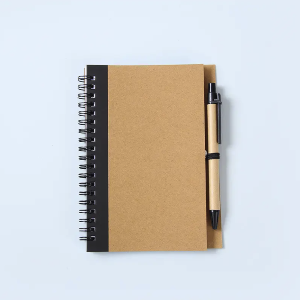 Eco Gifts Fsc Paper Notebooks Customized Notebook with Stickers - Image 6