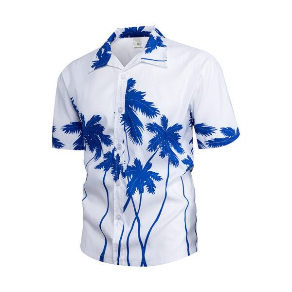 Summer Beach Shirt Men's Summer Breathable Beach Short - Image 8