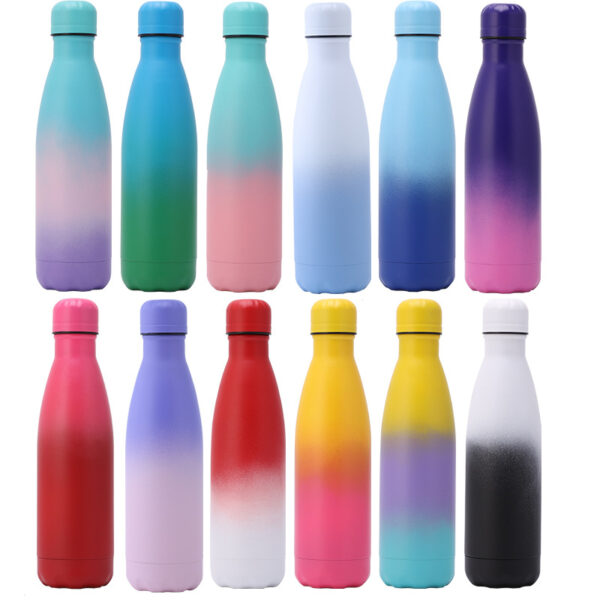 Custom 500/1000ml Stainless Steel Cola Shape Water Bottles - Image 5