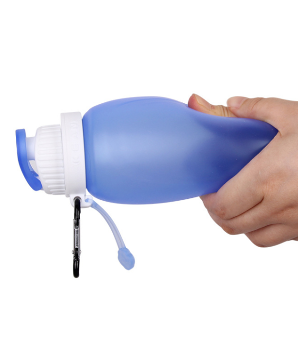 Outdoor Silicone Folding Cup Collapsible Water Bottle - Image 5