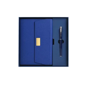 Custom Logo A5 PU Diary & Pen Set - Corporate Giveaway Gifts
