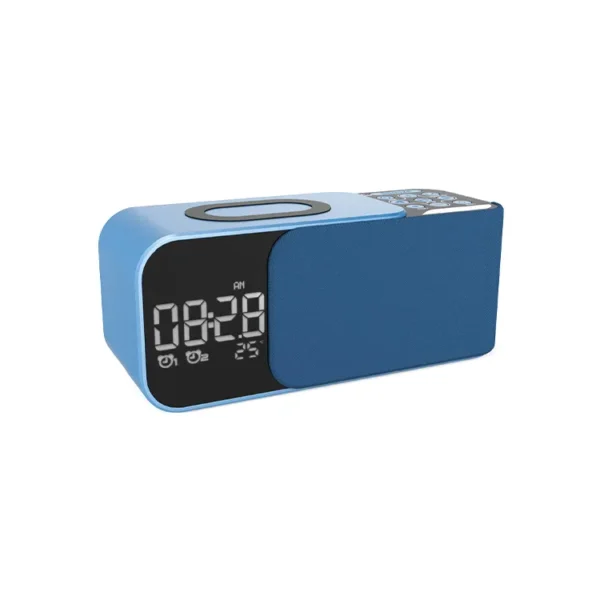 Wireless Charge Alarm Clock - High-Quality Speaker Gift - Image 2