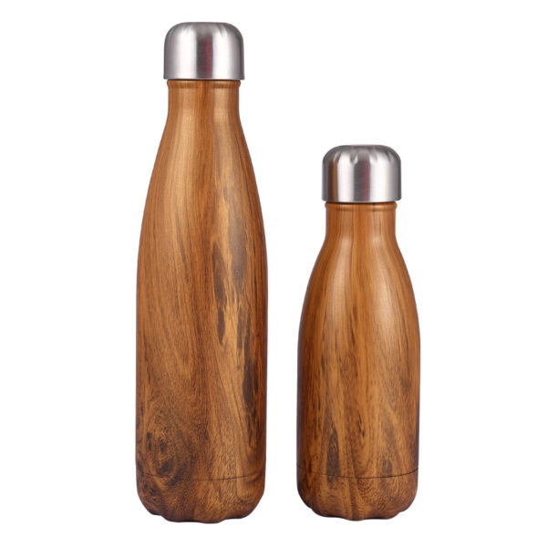Custom 500/1000ml Stainless Steel Cola Shape Water Bottles - Image 2