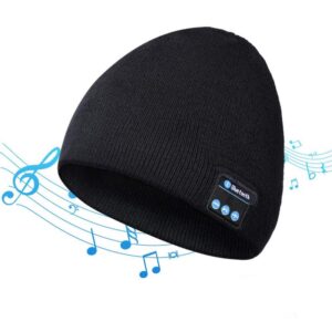 Acrylic Wireless Stereo Bluetooth Music Headset Knitted Beanie Hat