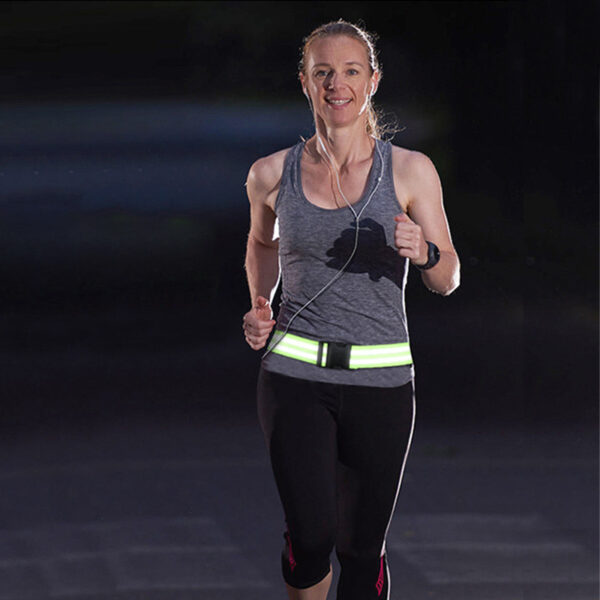 Running Reflective Elastic Vest Set Night Running Safety Reflective Vest - Image 3
