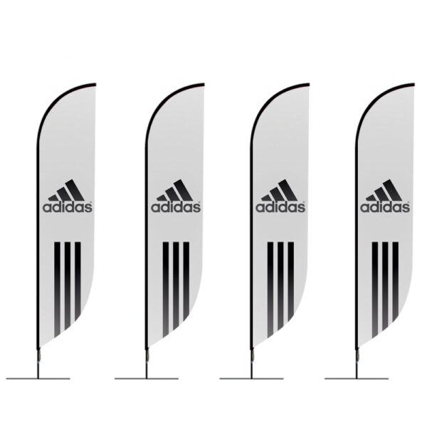 Customized Beach Flags Advertising Feather Flag Banners - Image 6