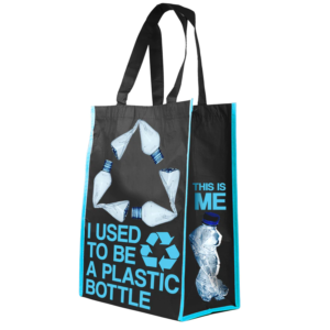 RPET PP Woven Shopper Bag Custom Laminated PP Woven Shopping Bag
