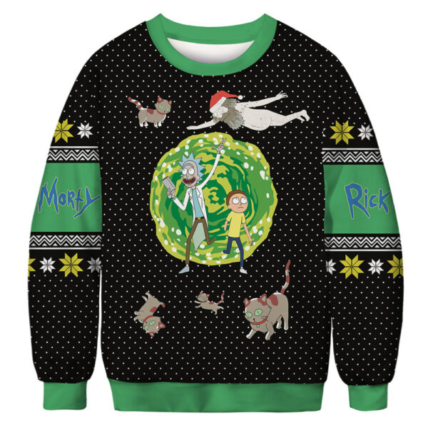 Customized Christmas 3D Digital Printed Hoodie Christmas Style Full-color Printed Unisex Pullover Hoodie - Image 7