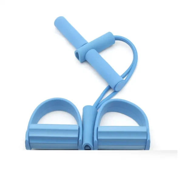 Hot sale Strength training Non-slip Two-strand Weight loss foot pedal pull rope