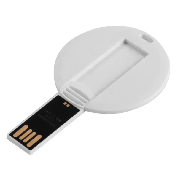mini round shape credit card usb, business round card flash drive, Web key - Image 5