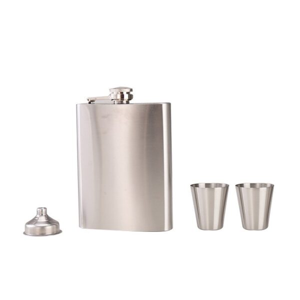Stainless Steel Hip Flasks - Custom Alcohol Bottles - Image 3