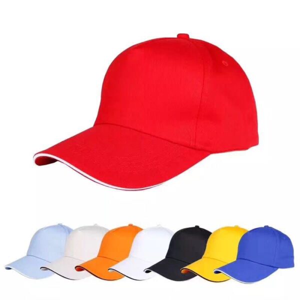 Cotton Sandwich Snapback Custom Embroidery Baseball Cap - Image 3