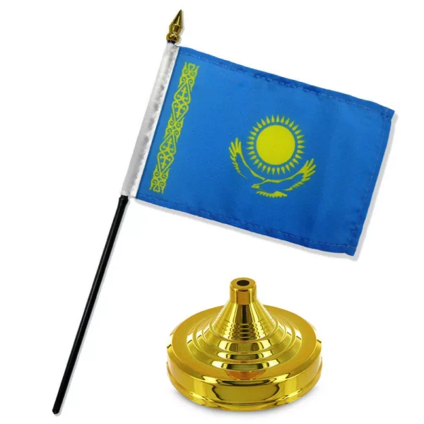 Custom Blank Desktop Table Flag Country Desk Flags with Stands - Image 5