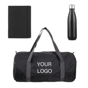 Travel Water Bottle & A5 Notebook Set - Custom Logo Gifts