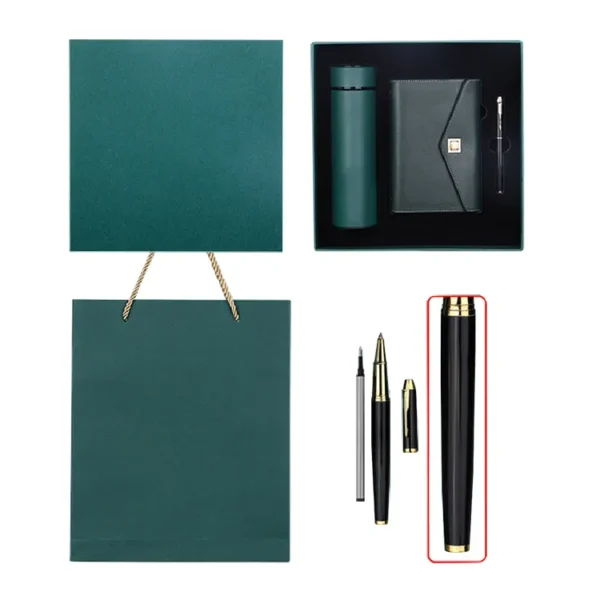 Custom Business Gift Set - Notebook, Pen, Bottle, Cup - Image 4