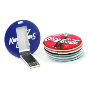 mini round shape credit card usb, business round card flash drive, Web key