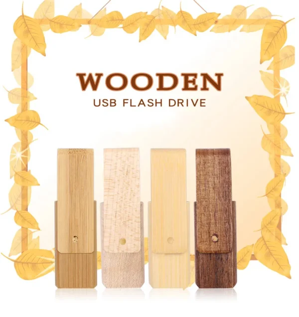 Ultra Thin 32GB USB 3.0 Flash Drive - Gitra Wood Promo Gift, 256GB Shell, Sri Lanka - Image 3