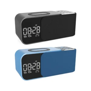 Wireless Charge Alarm Clock - High-Quality Speaker Gift